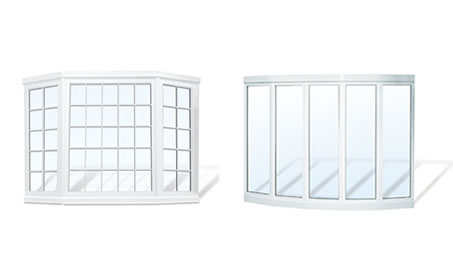 Bay and Bow window